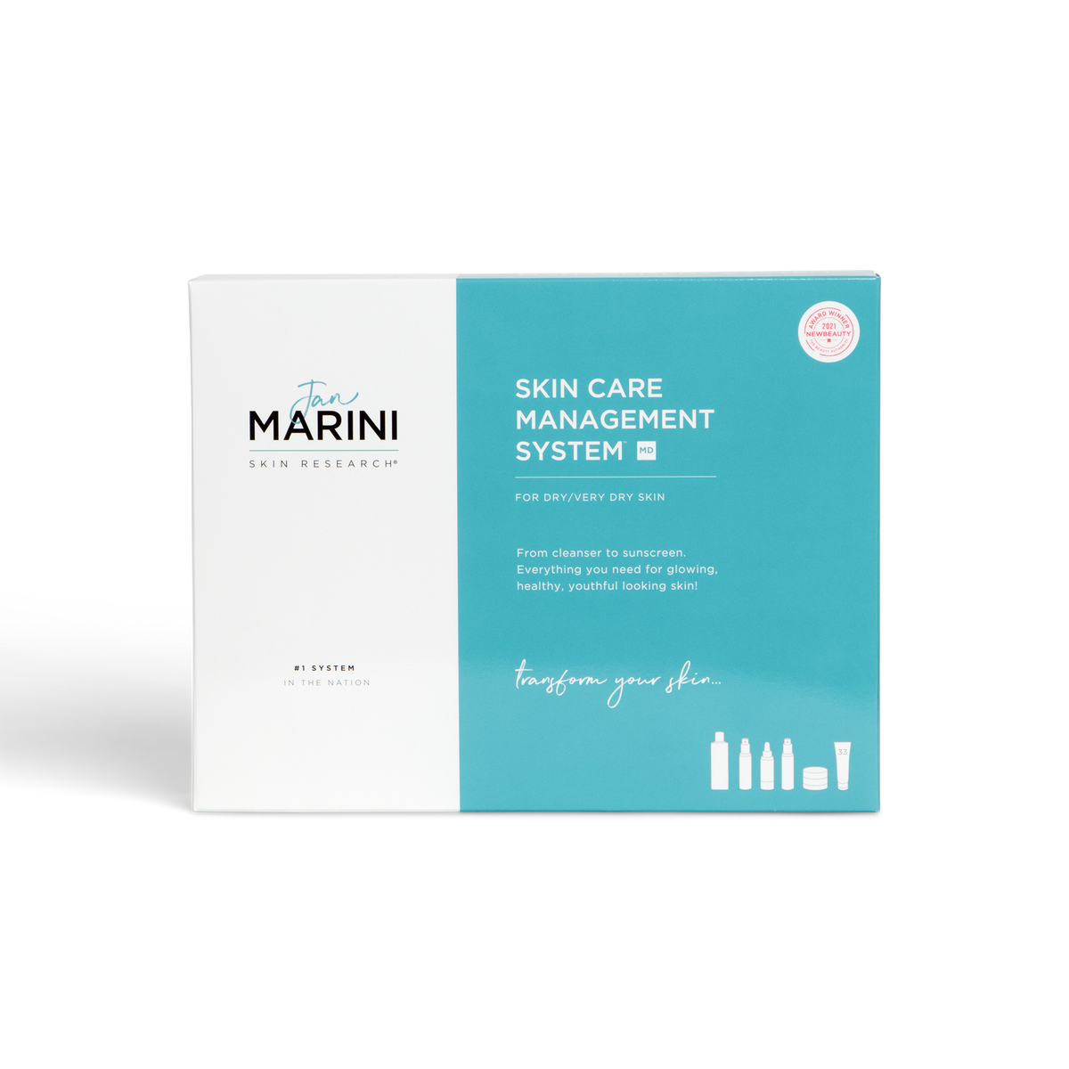 Skin Care Management System - MD Dry/Very Dry with Daily Face Protectant SPF 33
