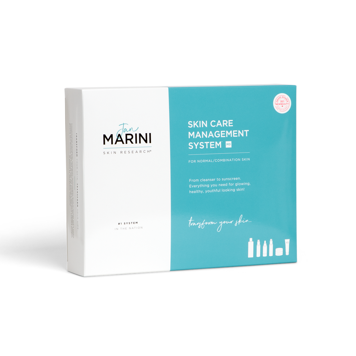 Skin Care Management System - MD Normal/Combo with Marini Physical Protectant SPF 45 Tinted