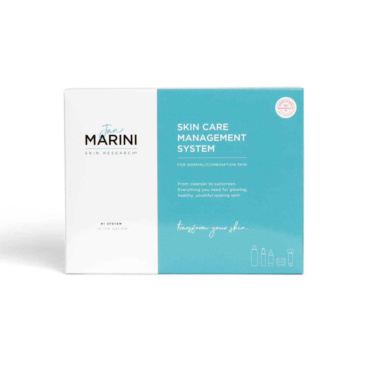 Skin Care Management System - Normal Combo w/ MPP SPF 45 Tinted